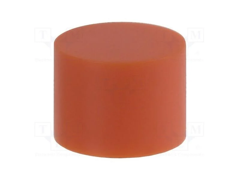 Tecla, apertado, 7mm, -25÷70C, redonda, laranja, .