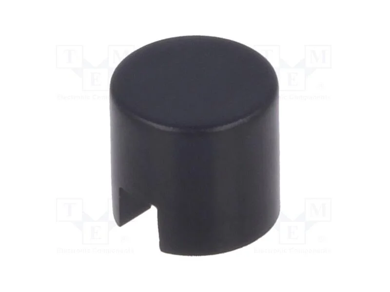Tecla, apertado, 5,5mm, -25÷70C, redonda, preta, .