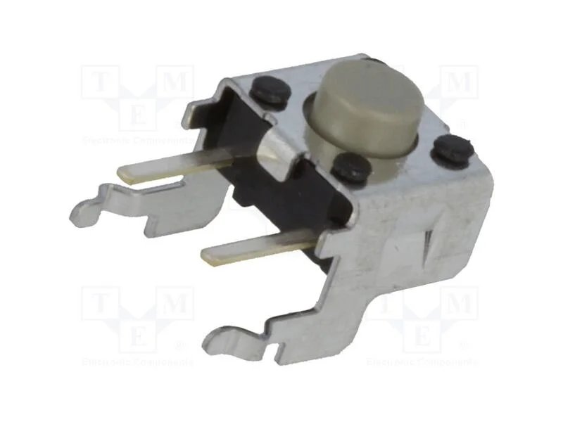Microinterruptor TACT, SPST-NO, Pos: 2, 0,05A/24V.