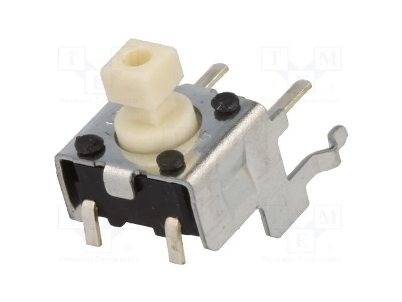 Microinterruptor TACT, SPST-NO, Pos: 2, 0,05A/24V.