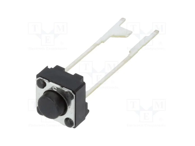 Microinterruptor TACT, SPST-NO, Pos: 2, 0,05A/24V.