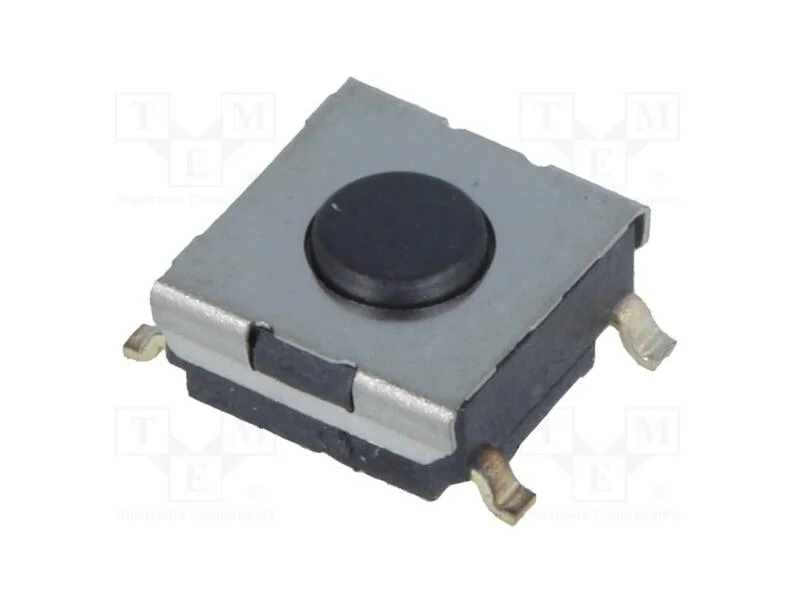 Microinterruptor TACT, SPST-NO, Pos: 2, 0,05A/24V.