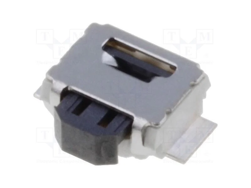 Microinterruptor TACT, SPST-NO, Pos: 2, 0,05A/12V.