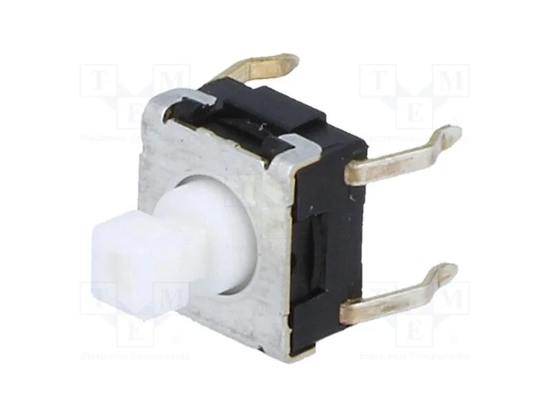 Microinterruptor TACT, SPST-NO, Pos: 2, 0,05A/24V.