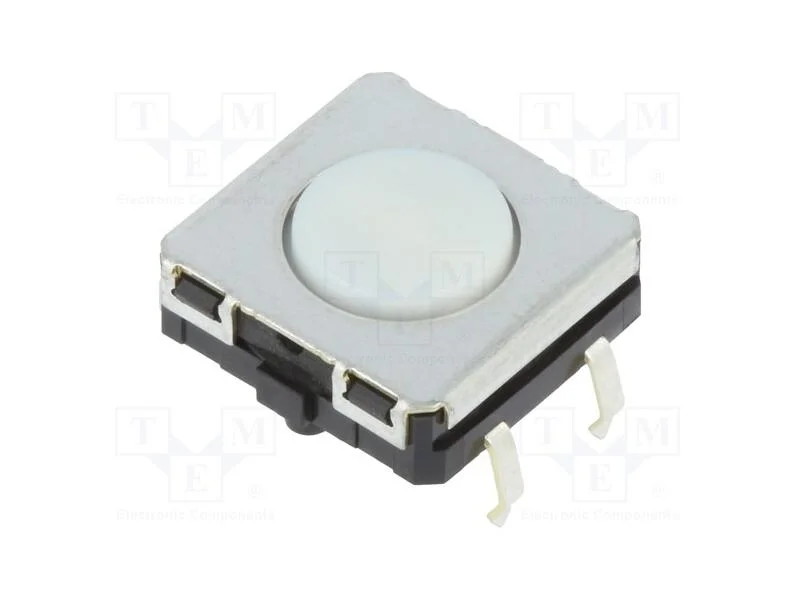 Microinterruptor TACT, SPST-NO, Pos: 2, 0,05A/24V.