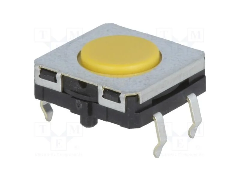 Microinterruptor TACT, SPST-NO, Pos: 2, 0,05A/24V.