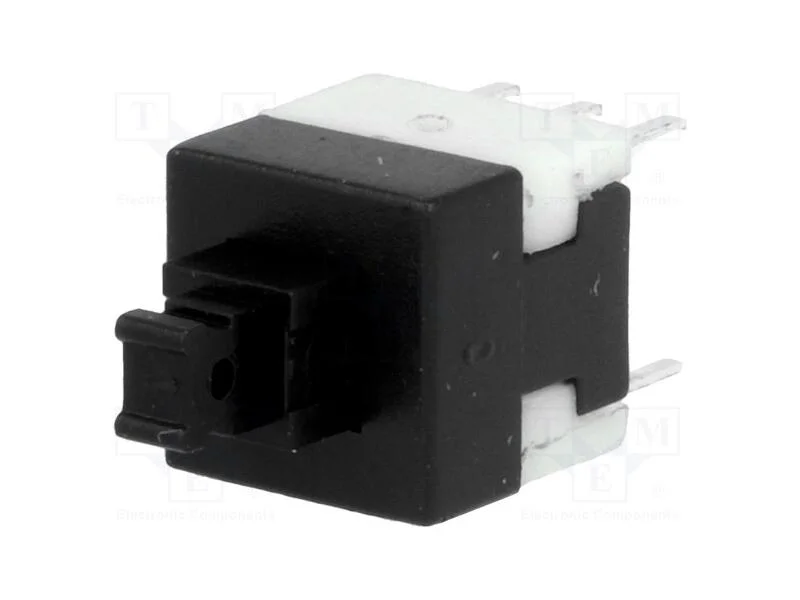 Microinterruptor TACT, DPDT, Pos: 2, 0,1A/30VDC, .