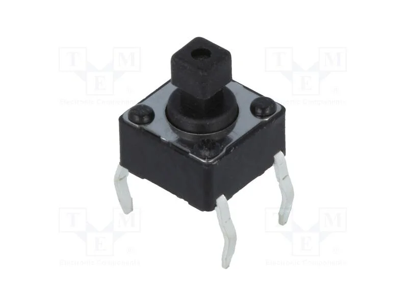 Microinterruptor TACT, SPST-NO, Pos: 2, 0,05A/12V.