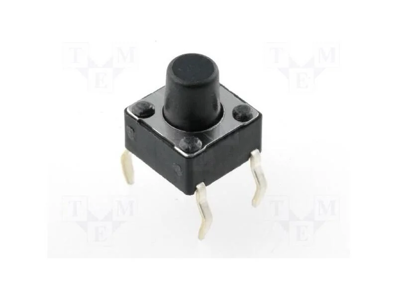 Microinterruptor TACT, SPST-NO, Pos: 2, 0,05A/12V.