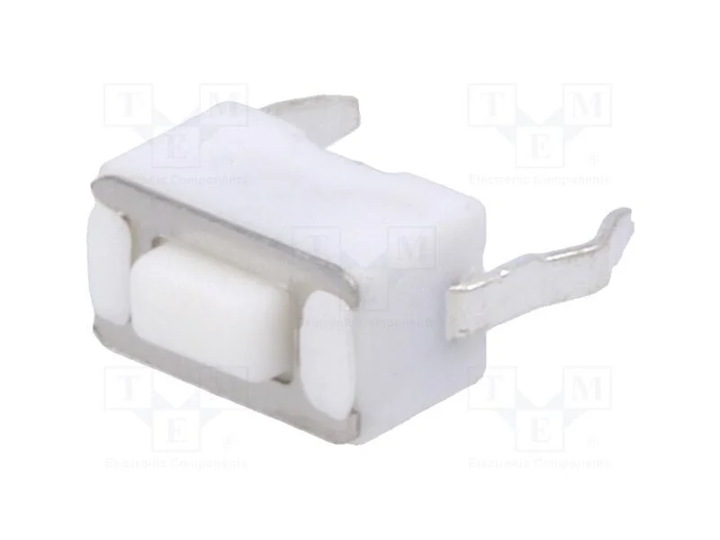 Microinterruptor Tact, Spst-No, Pos: 2, 0,05a/12vdc, Tht, 1,6n
