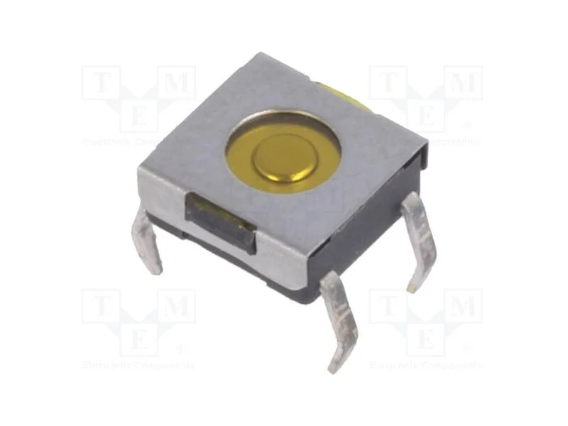Microinterruptor TACT, SPST-NO, Pos: 2, 0,05A/12V.