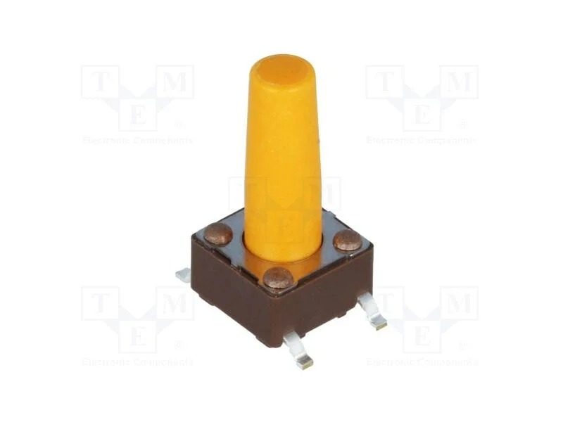Microinterruptor Tact, Spst-No, Pos: 2, 0,05a/12vdc, Smt, 3,2n
