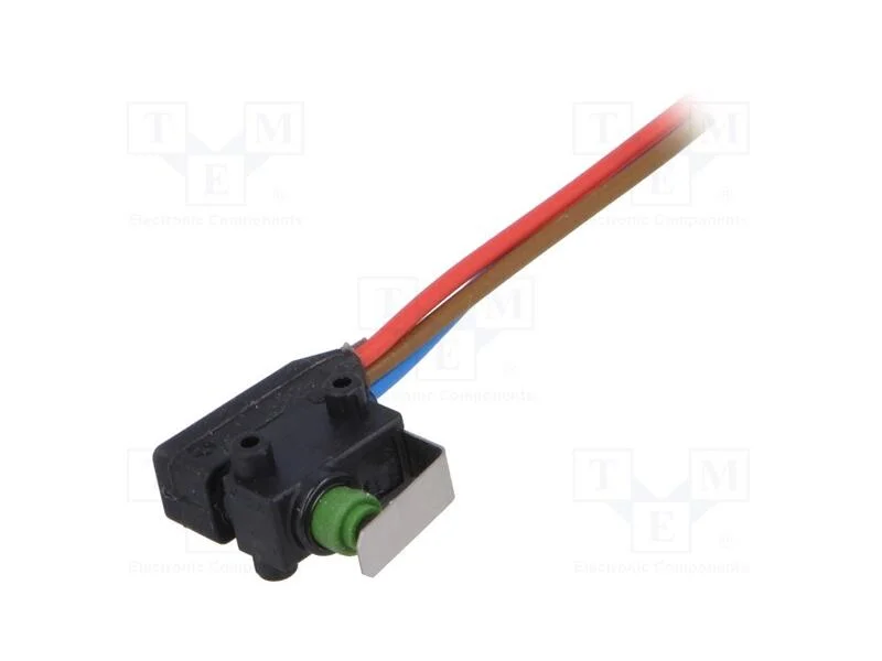 Microinterruptor SNAP ACTION, com alavanca, SPDT,.