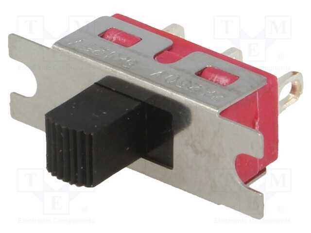 Interruptor: de corrediça, Pos: 2, SPDT, 2A/250VA.