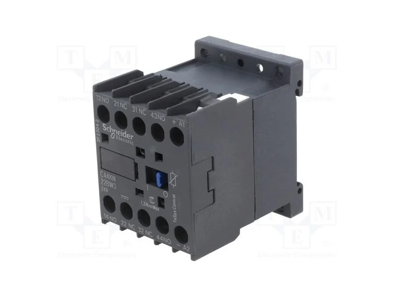 Contator: 4-De Polo, Nc X2 + No X2, 24vdc, 10a, Tesys D, W: 45mm