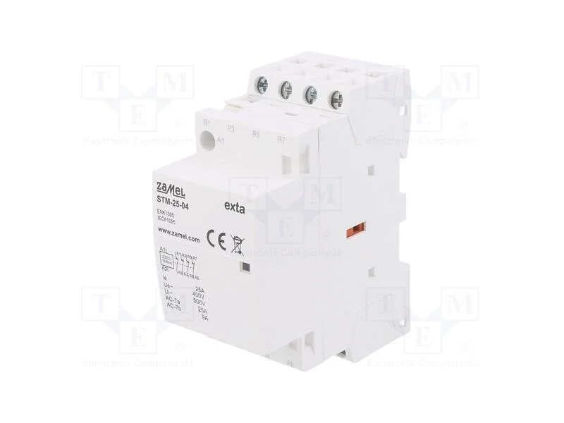 Contator: 4-De Polo de Instalação, 25a, 230vac, Nc X4, -5÷60c