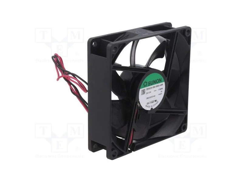 Ventilador: Dc, Transversal, 12vdc, 92x92x25mm, 76,46m3/H, 32dba