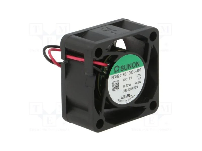 Ventilador: Dc, Transversal, 12vdc, 40x40x20mm, 7,99m3/H, 22,1dba