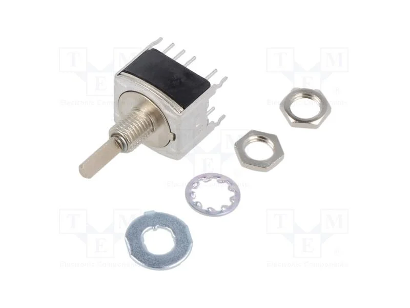 Interruptor: Giratório, Pos: 3, 0,1a/28vac, 0,1a/28vdc, -10÷70c
