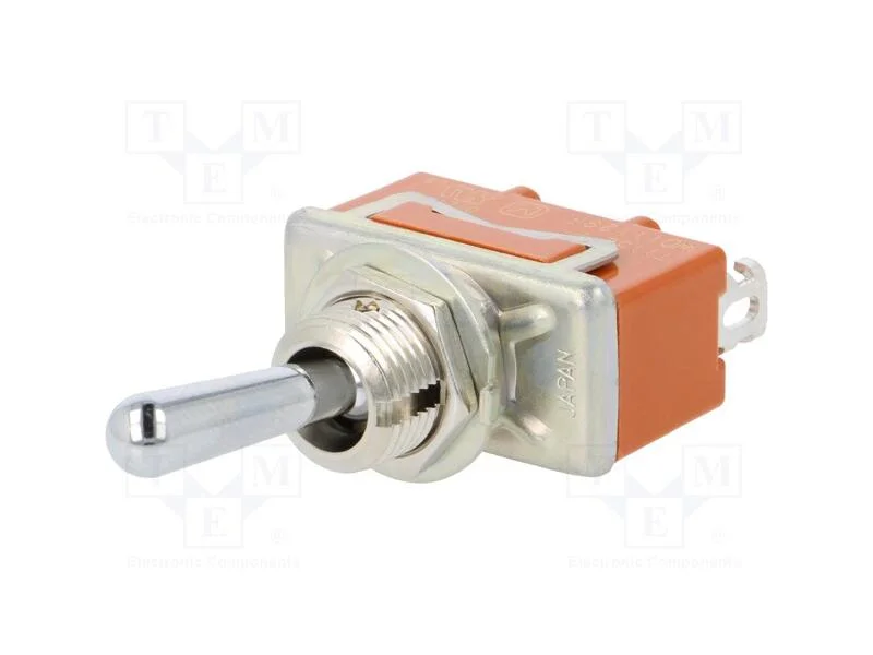 Interruptor: de alavanca, Pos: 3, SP3T, ON-OFF-ON.