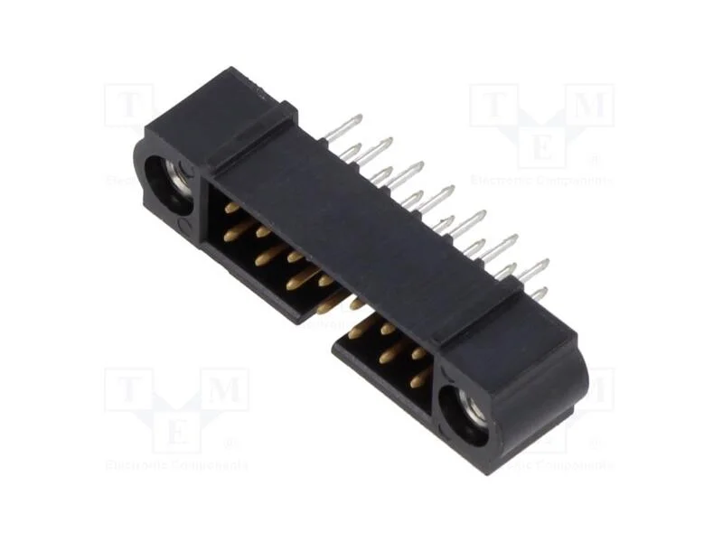 Tomada, Placa- Fio/Placa, Macho, Datamate L-Tek, 2mm, Pin: 14, Tht
