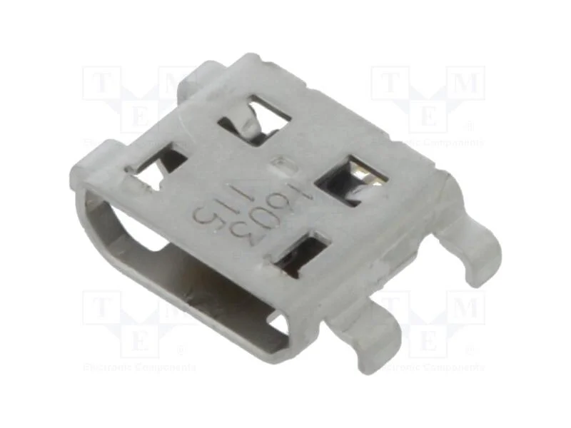 Tomada, Usb B Micro, para Pcb, Smt, Pin: 5, Horizontais, Usb 2.0