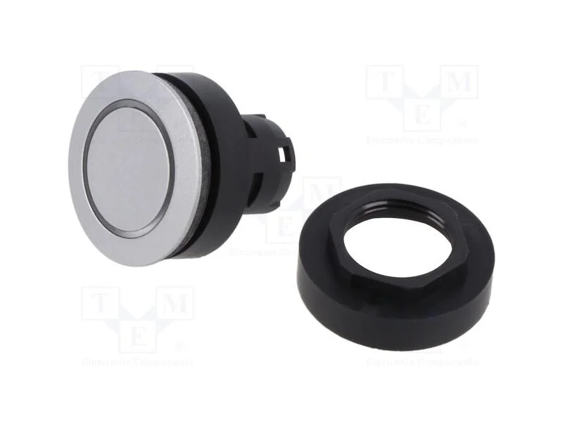 Interruptor: de pressão, 22mm, prateado, depende .
