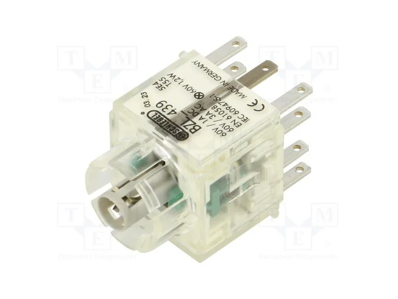 Componente de pino, -30÷70C, IP00, Contatos: NC x.