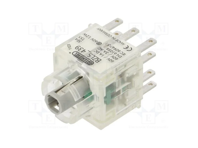 Componente de pino, -30÷70C, IP00, Contatos: NC x.