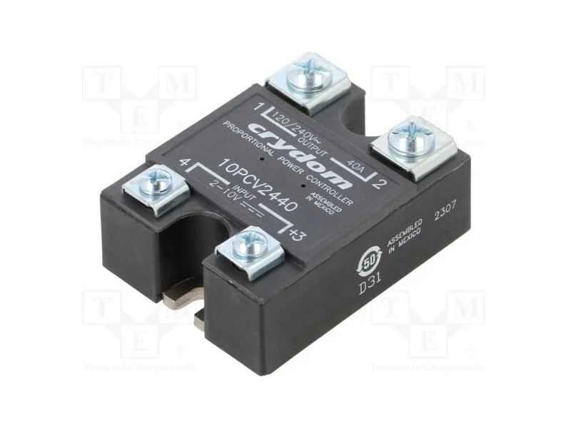 Relé: Semicondutores, Ucoma: 2÷10vdc, 40a, 100÷280vac, No Painel