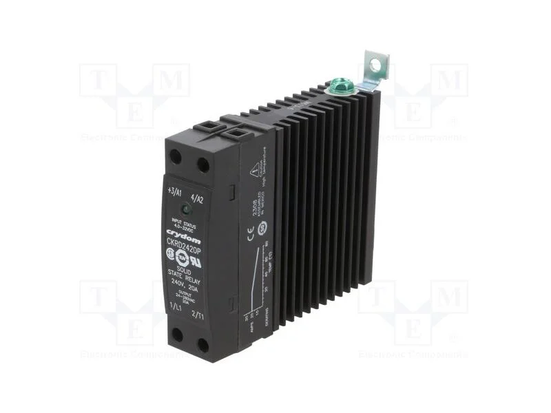 Relé: Semicondutores, Ucoma: 4÷32vdc, 20a, 24÷280vac, -40÷80c