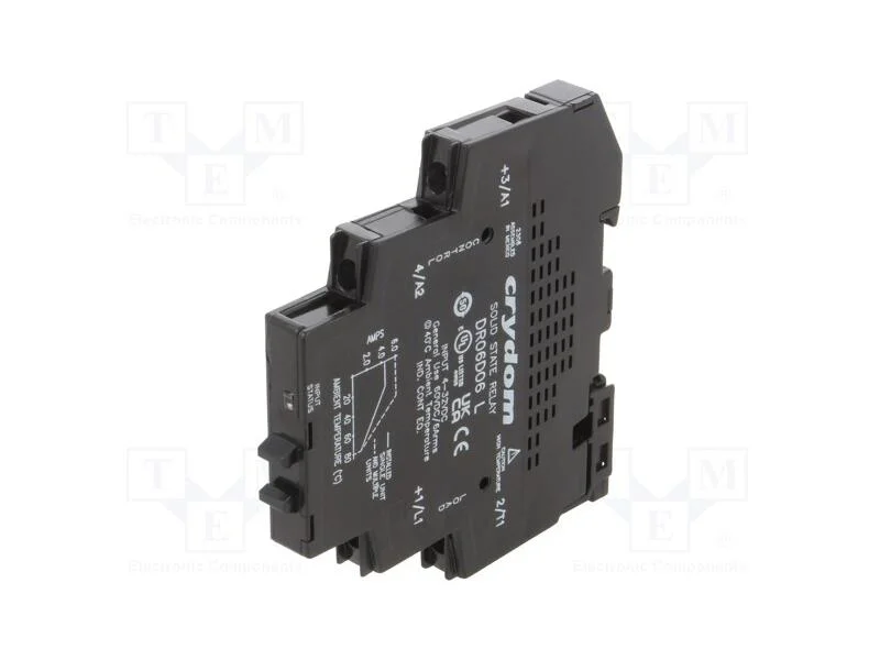 Relé: Semicondutores, Ucoma: 4÷32vdc, 6a, 1÷60vdc, para Trilho Din