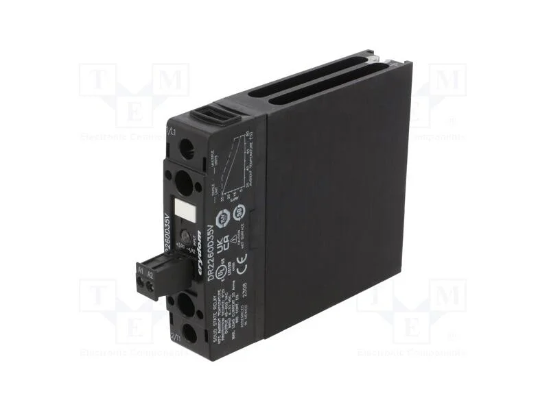 Relé: Semicondutores, Ucoma: 4÷32vdc, 35a, 48÷600vac, -40÷80c