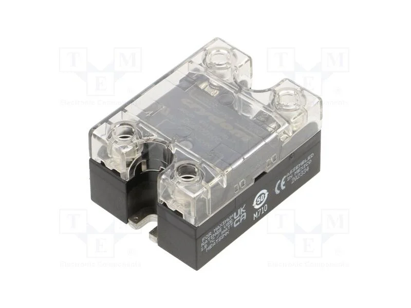 Relé: semicondutores, Ucoma: 4÷32VDC, 10A, 1÷400V.