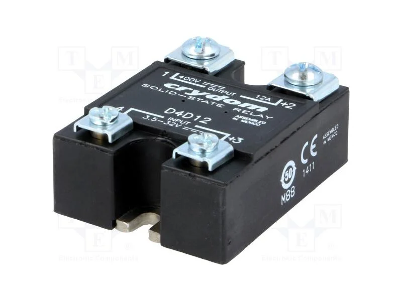 Relé: Semicondutores, Ucoma: 3,5÷32vdc, 12a, 1÷400vdc, Série: 1-Dcl