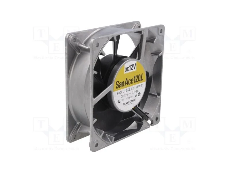 Ventilador: Dc, Transversal, 12vdc, 120x120x38mm, 147m3/H, 36dba