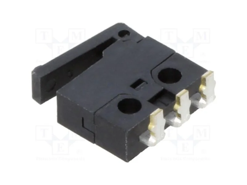 Microinterruptor SNAP ACTION, 0,5A/30VDC, com ala.