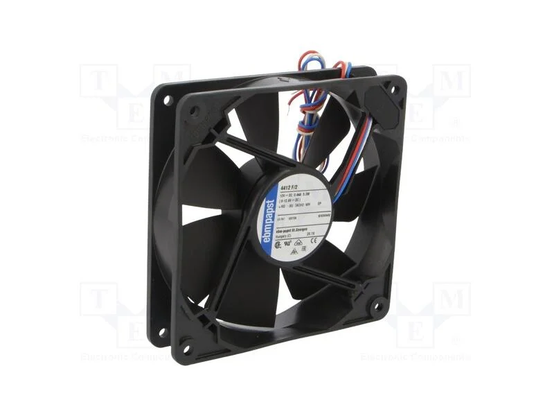 Ventilador: Dc, Transversal, 12vdc, 119x119x25mm, 168m3/H, 43dba