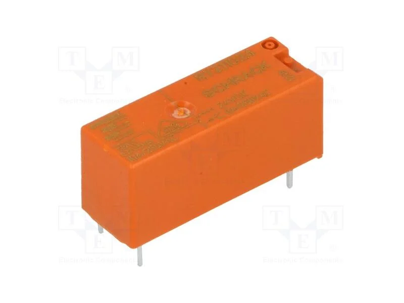 Relé: Eletromagnético, Spdt, Ubobina: 24vdc, Icontactos Max: 8a