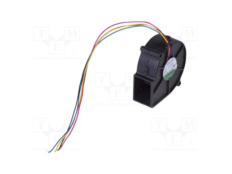 Ventilador: DC, blower, 12VDC, 75x75x30mm, 26,33m.