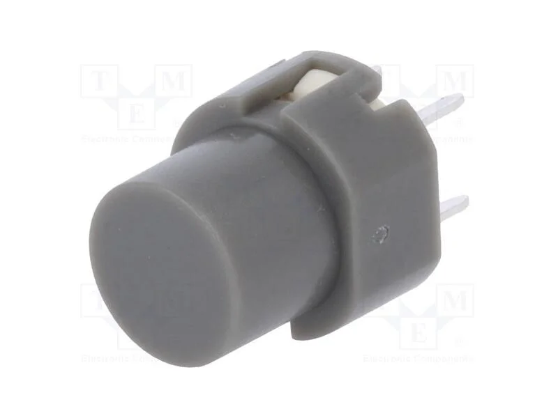 Interruptor: de Teclado, Pos: 2, Spst-No, 0,01a/35vdc, Cinzento