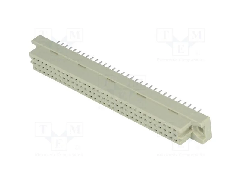 Ficha, DIN 41612, tipo C, fêmea, PIN: 64, a+c, TH.