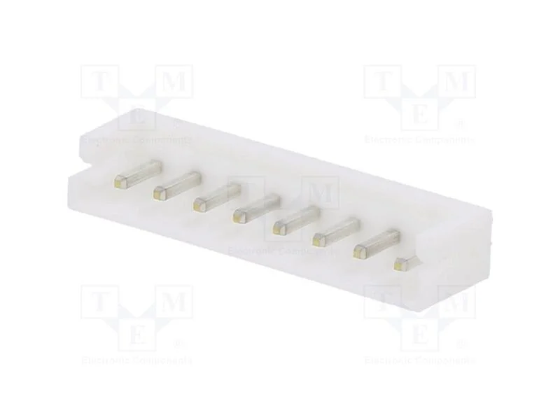 Tomada, fio-placa, macho, EH, 2,5mm, PIN: 8, THT,.