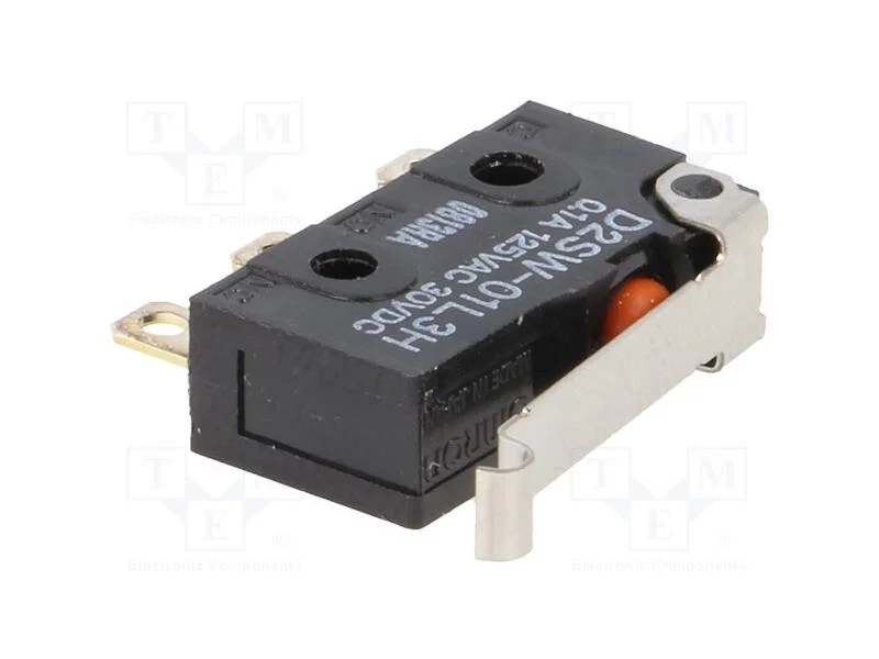 Microinterruptor SNAP ACTION, 0,1A/125VAC, 0,1A/3.