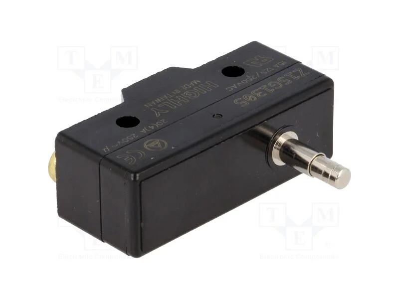 Microinterruptor SNAP ACTION, 20A/250VAC, com núc.