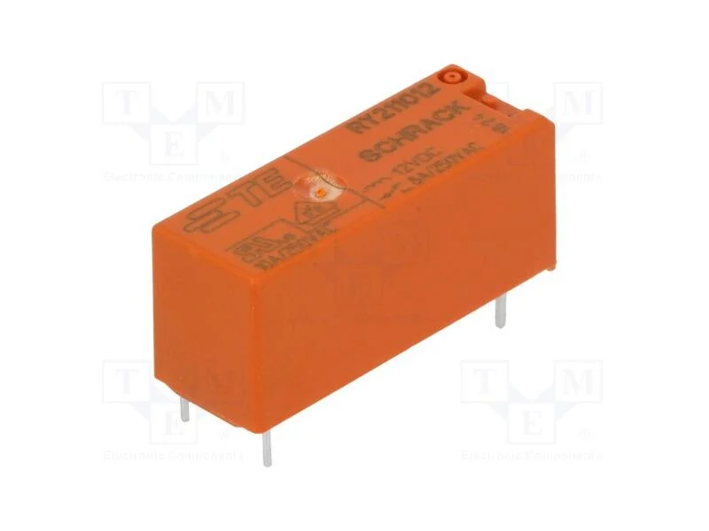 Relé: Eletromagnético, Spdt, Ubobina: 12vdc, Icontactos Max: 8a