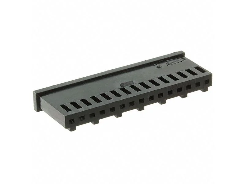 Ficha, fio-placa, f&ecirc;mea, AMPMODU MOD II, 2,54mm, .