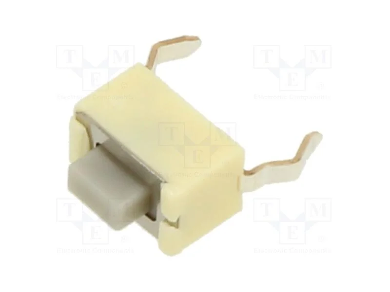 Microinterruptor Tact, Spst, Pos: 2, 0,05a/12vdc, Tht, Não Disp.