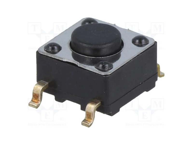 Microinterruptor TACT, SPST, Pos: 2, 0,1A/28VDC, .