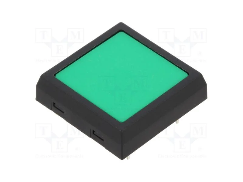 Microinterruptor Tact, Spst-Nc, Pos: 2, 0,05a/24vdc, Tht, 3n, Verde